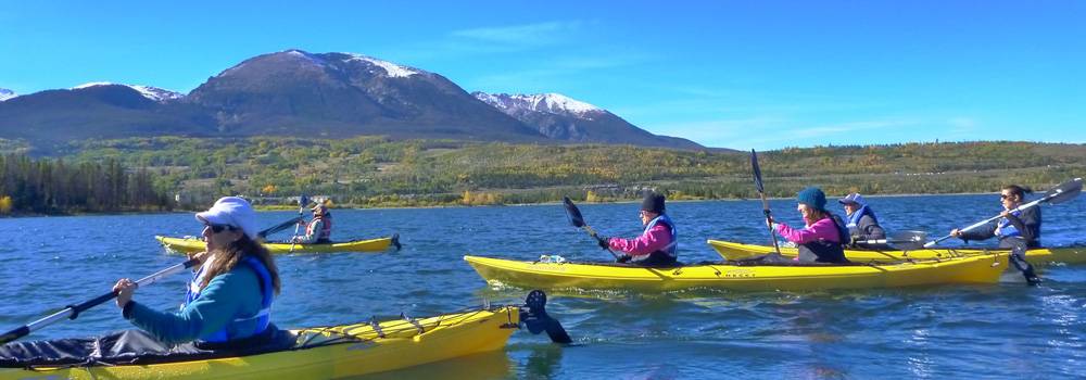 Kayaking Kayak Lake Dillon Summit Mountain Rentals